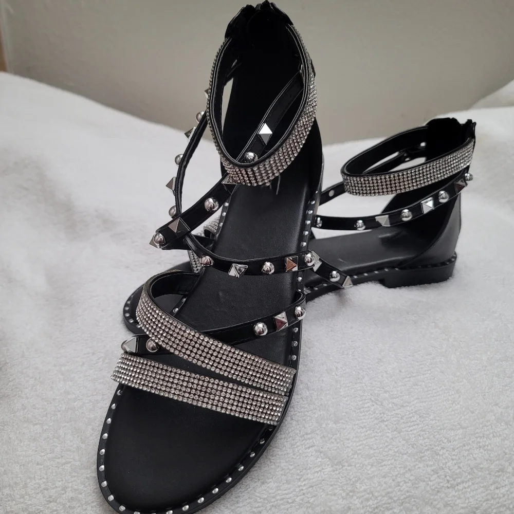 Just In  Gladiator studded sandals - Picture 7 of 8